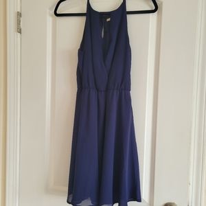 Francesca's Collection miami navy blue dress